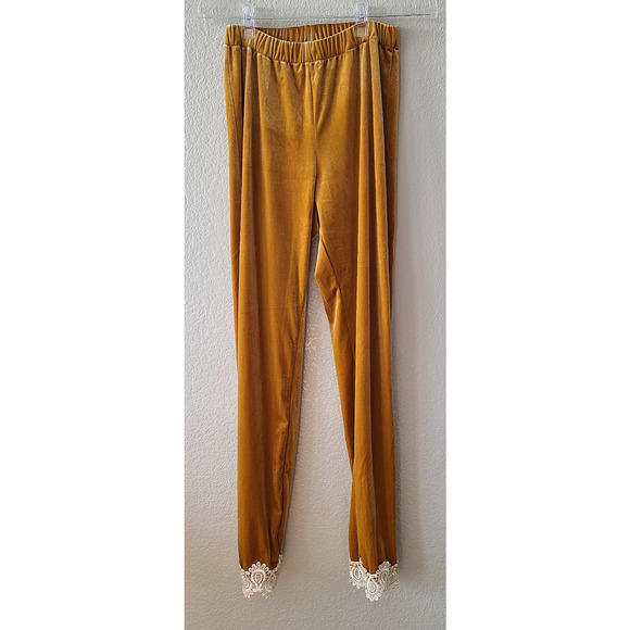 Retro Velour Women Loungewear Size Small Lace Victorian Regency Cosplay Ethereal - Picture 6 of 15